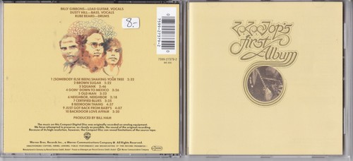 Top first album cd warner - zz,